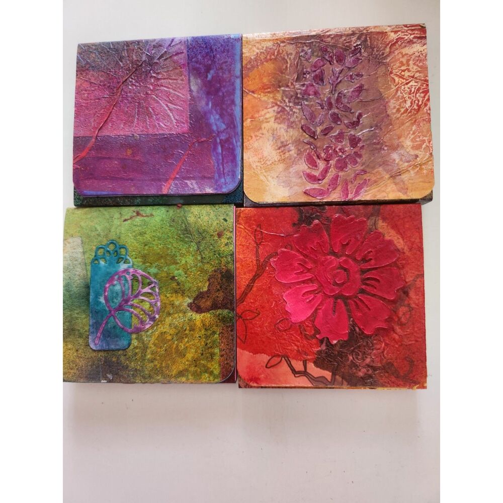 4 Handmade Post-it Note Holders B7